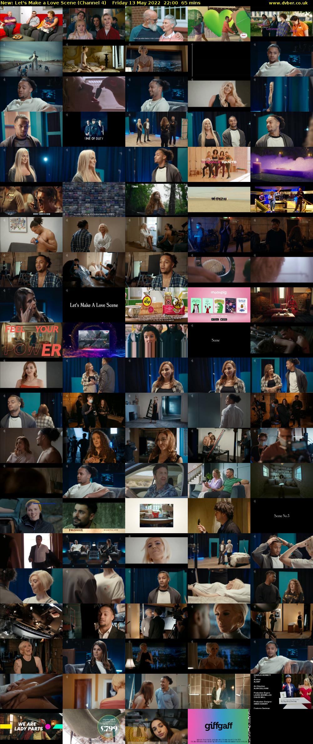 Let's Make a Love Scene (Channel 4) Friday 13 May 2022 22:00 - 23:05