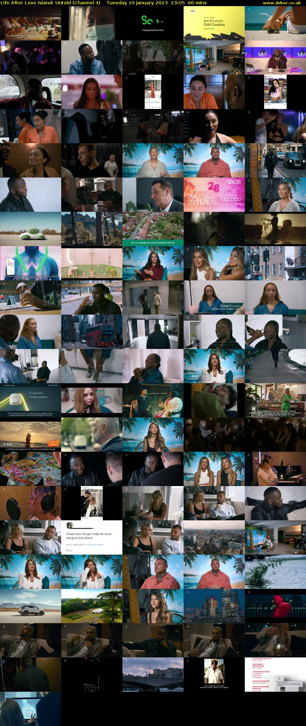 Life After Love Island: Untold (Channel 4) Tuesday 10 January 2023 23:05 - 00:05
