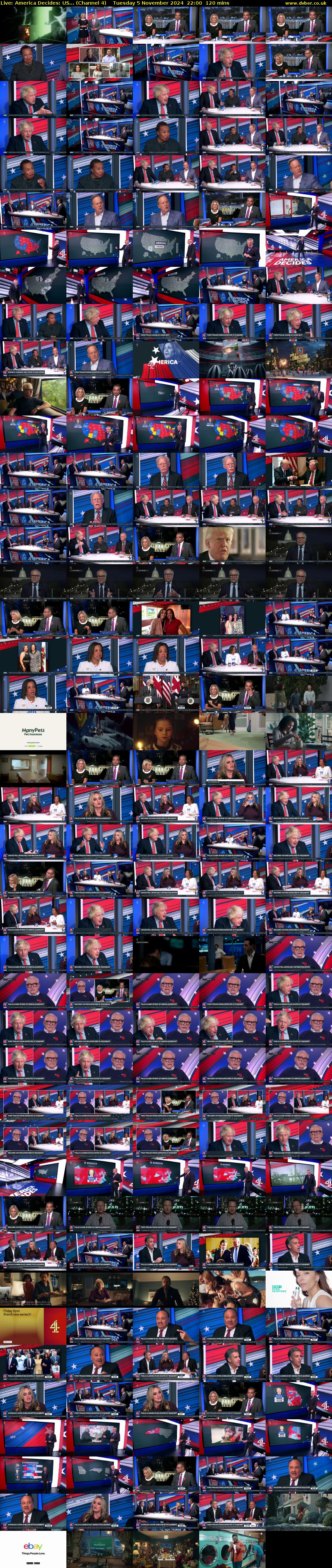 Live: America Decides: US... (Channel 4) Tuesday 5 November 2024 22:00 - 00:00