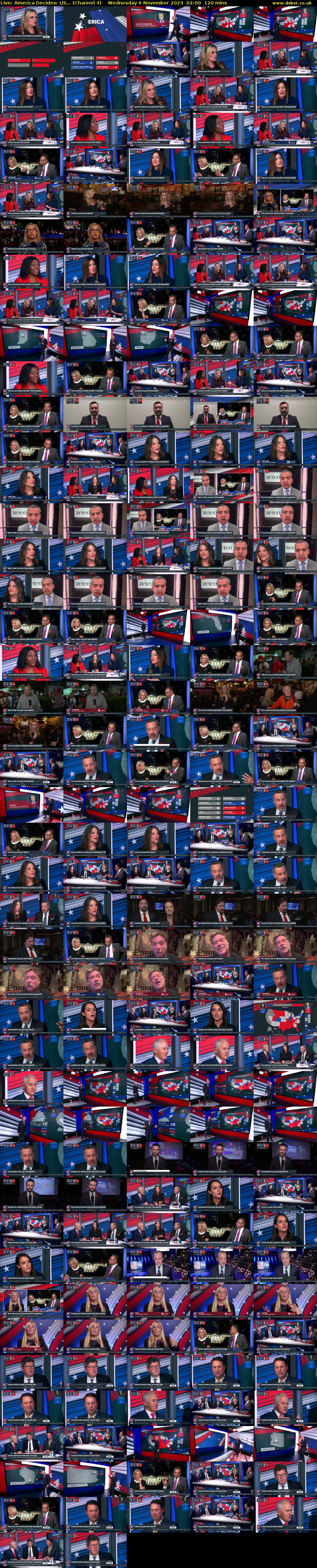 Live: America Decides: US... (Channel 4) Wednesday 6 November 2024 02:00 - 04:00