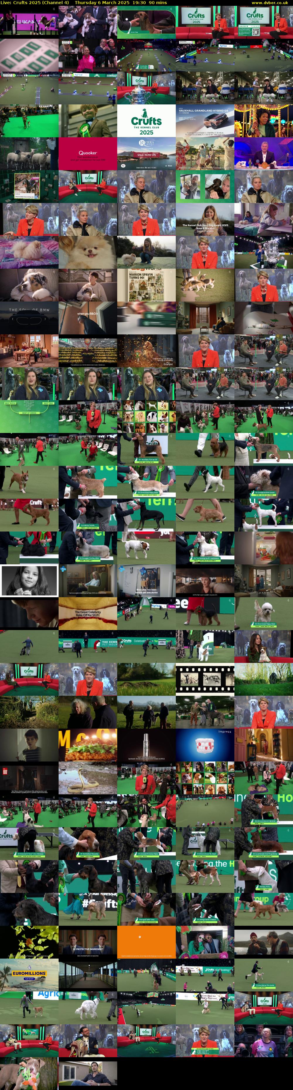 Live: Crufts 2025 (Channel 4) Thursday 6 March 2025 19:30 - 21:00