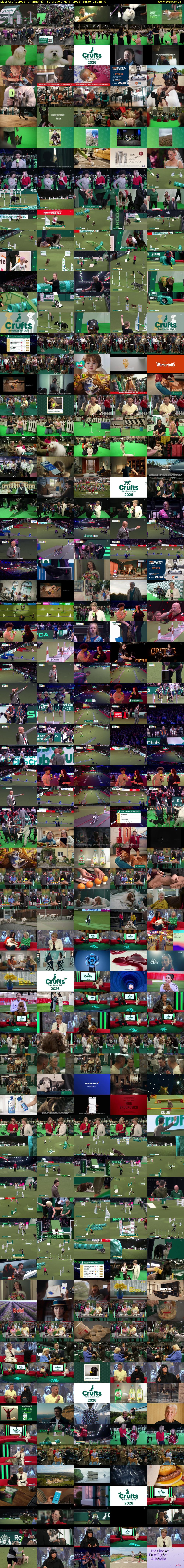 Live: Crufts 2026 (Channel 4) Saturday 7 March 2026 14:30 - 18:00