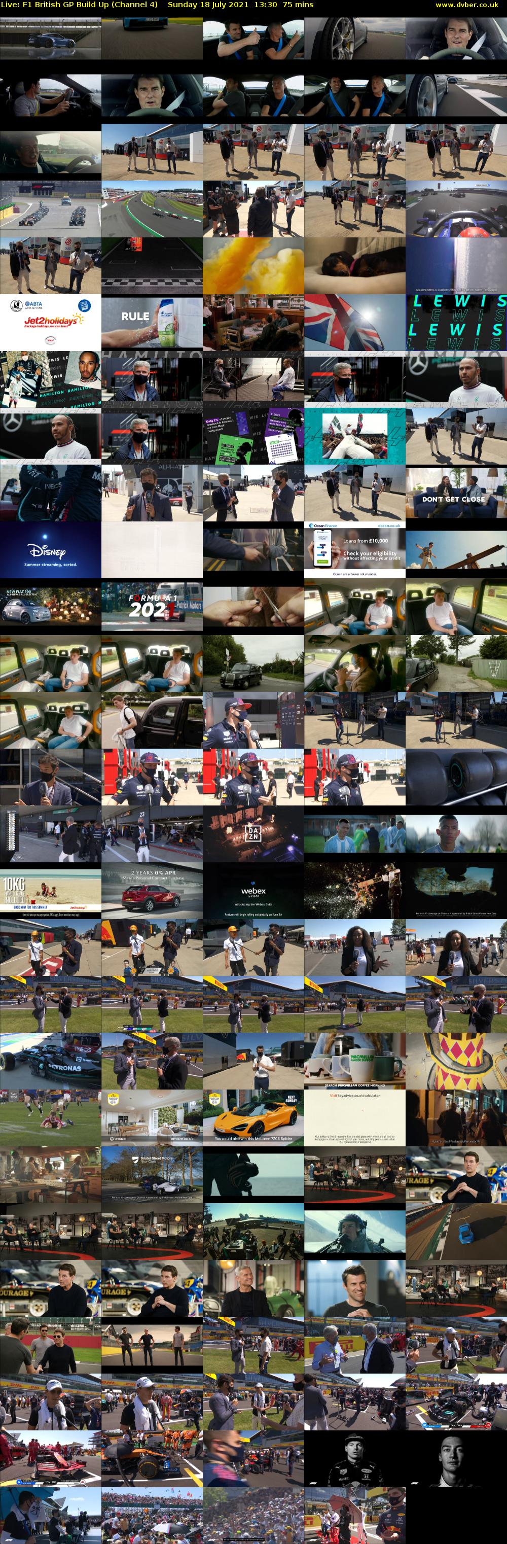 Live: F1 British GP Build Up (Channel 4) Sunday 18 July 2021 13:30 - 14:45