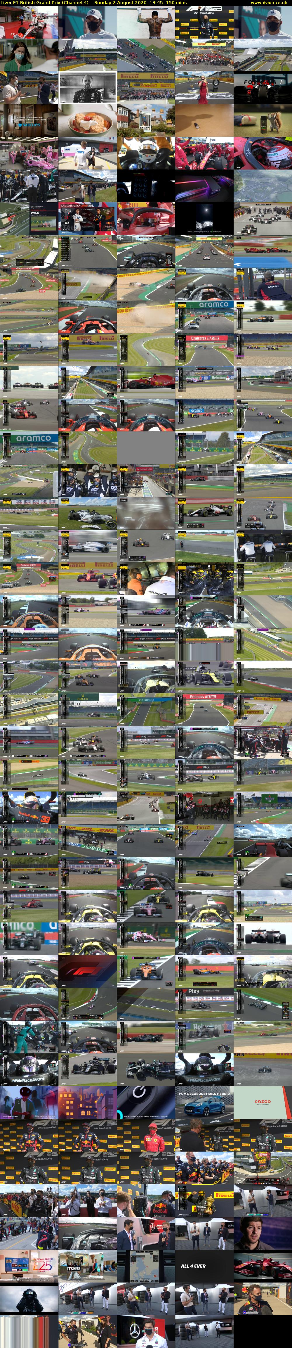 Live: F1 British Grand Prix (Channel 4) Sunday 2 August 2020 13:45 - 16:15