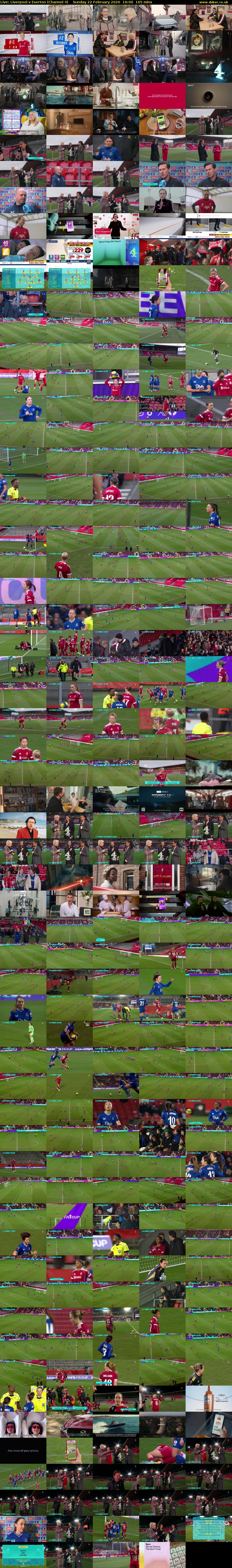 Live: Liverpool v Everton (Channel 4) Sunday 22 February 2026 16:00 - 18:45