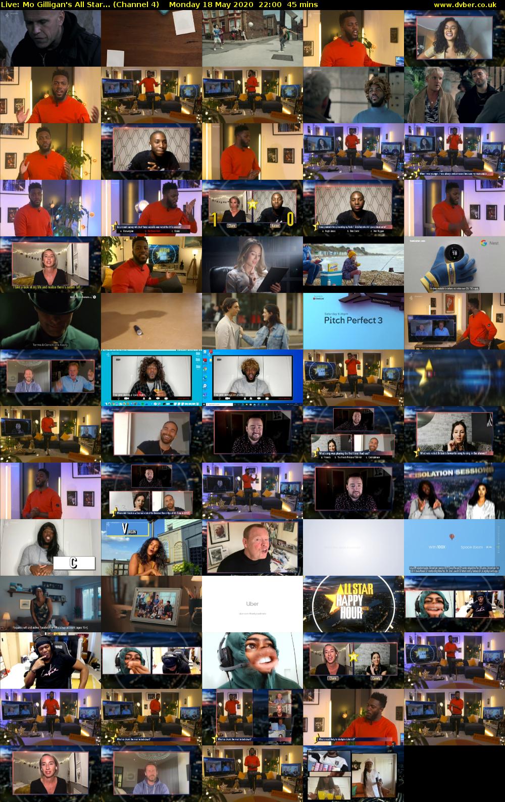 Live: Mo Gilligan's All Star... (Channel 4) Monday 18 May 2020 22:00 - 22:45