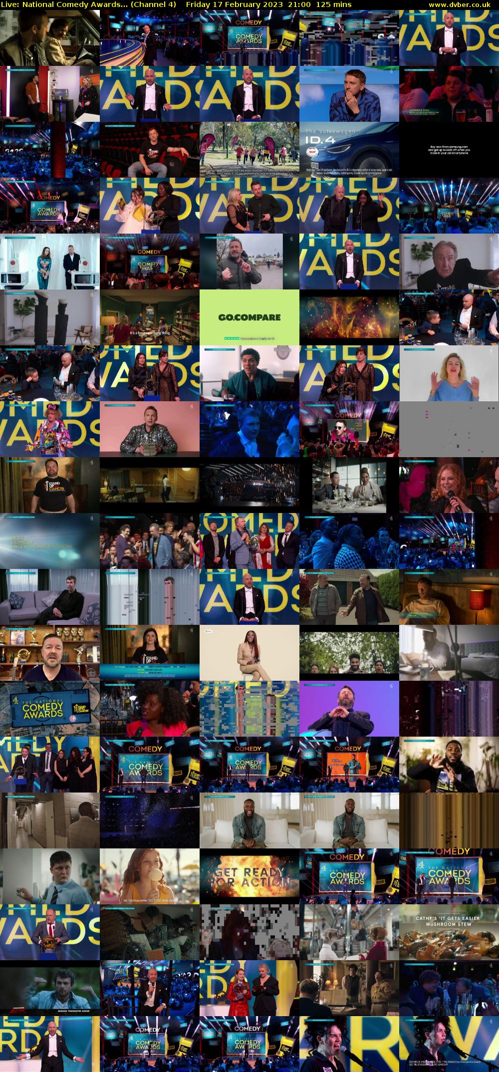 Live: National Comedy Awards... (Channel 4) Friday 17 February 2023 21:00 - 23:05