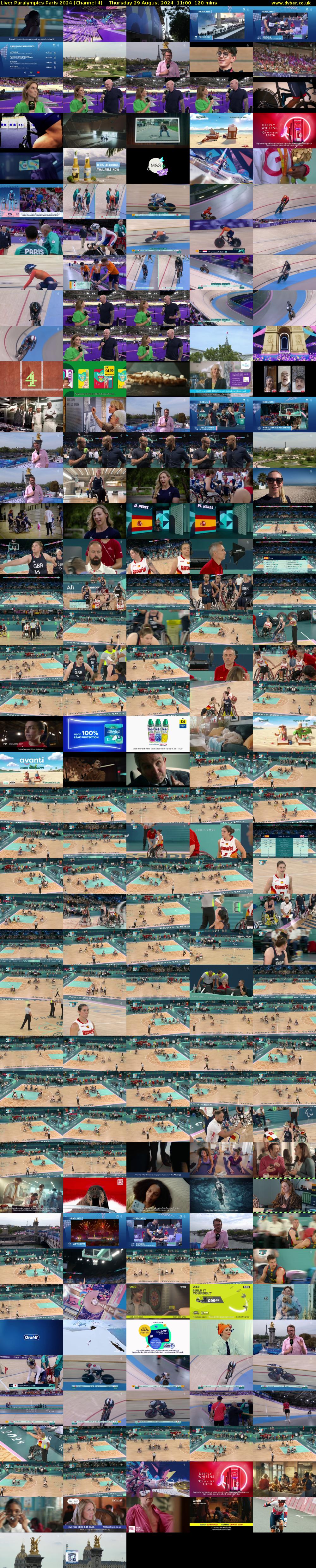 Live: Paralympics Paris 2024 (Channel 4) Thursday 29 August 2024 11:00 - 13:00