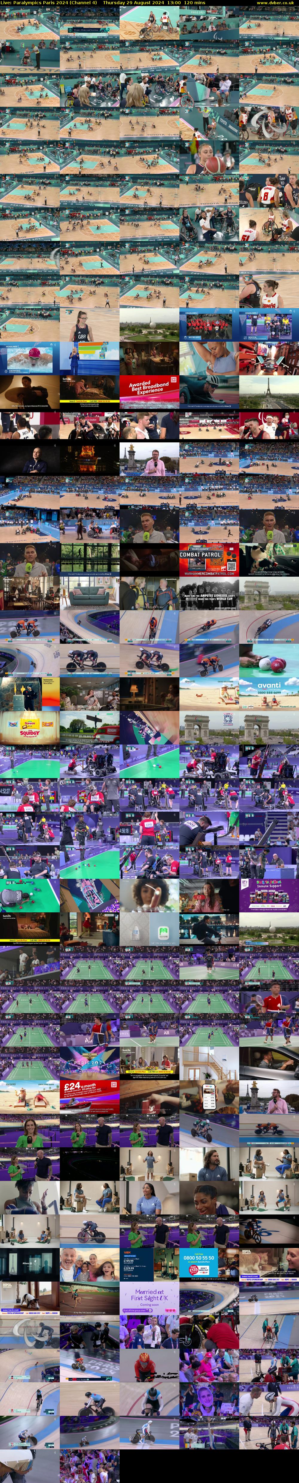 Live: Paralympics Paris 2024 (Channel 4) Thursday 29 August 2024 13:00 - 15:00