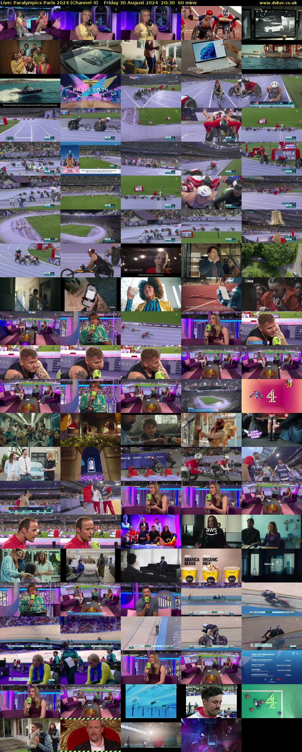 Live: Paralympics Paris 2024 (Channel 4) Friday 30 August 2024 20:30 - 21:30