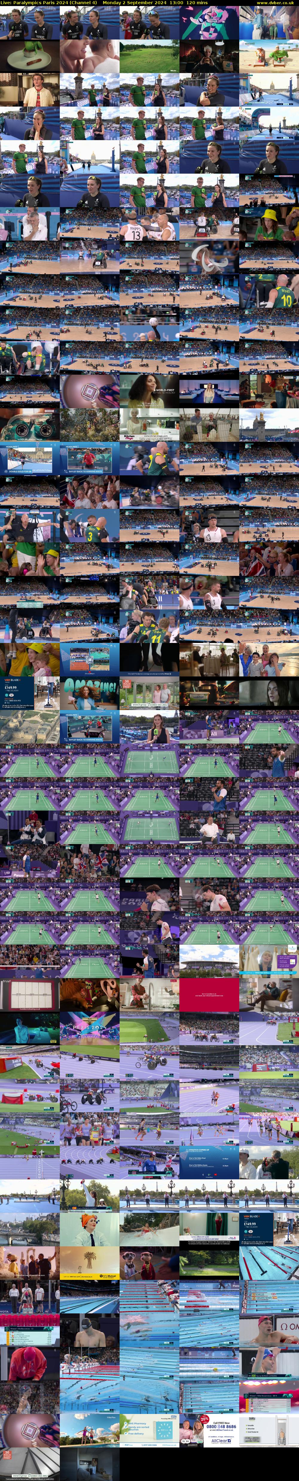 Live: Paralympics Paris 2024 (Channel 4) Monday 2 September 2024 13:00 - 15:00