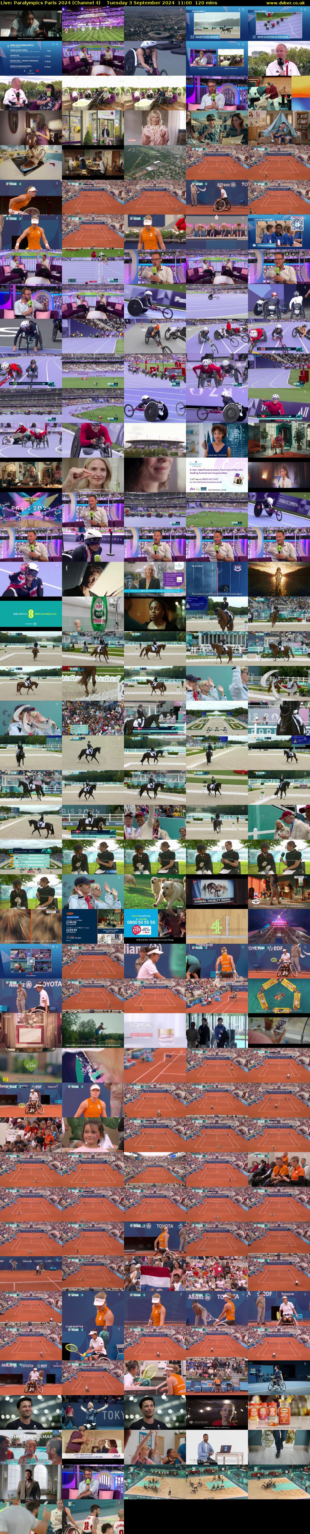 Live: Paralympics Paris 2024 (Channel 4) Tuesday 3 September 2024 11:00 - 13:00