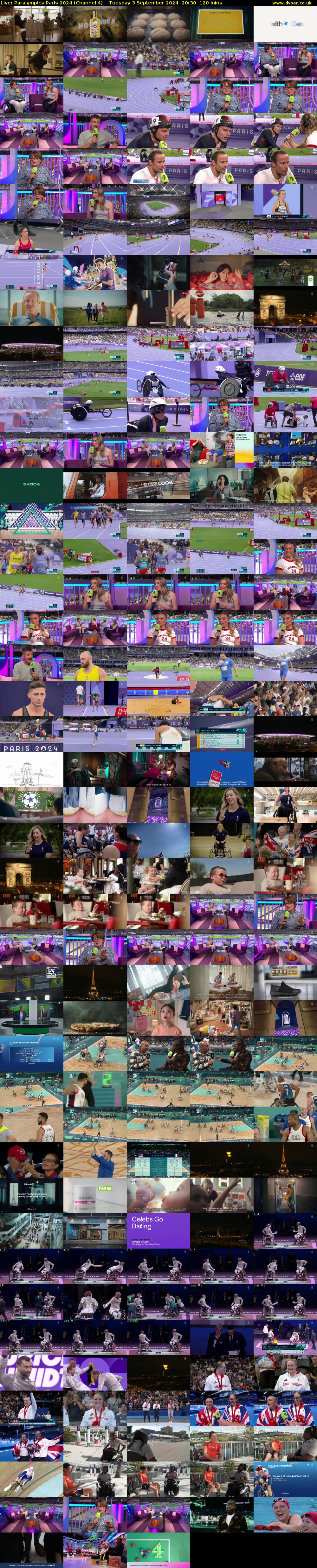 Live: Paralympics Paris 2024 (Channel 4) Tuesday 3 September 2024 20:30 - 22:30