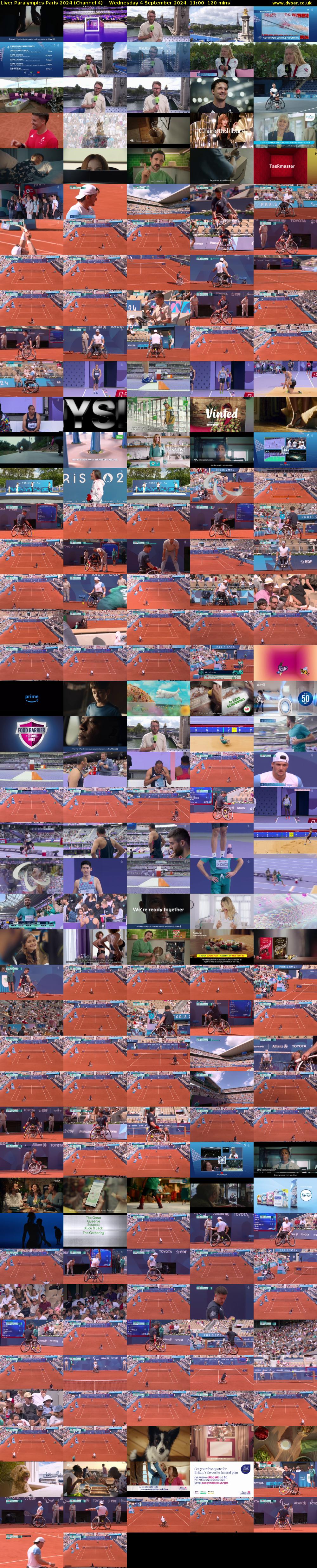 Live: Paralympics Paris 2024 (Channel 4) Wednesday 4 September 2024 11:00 - 13:00