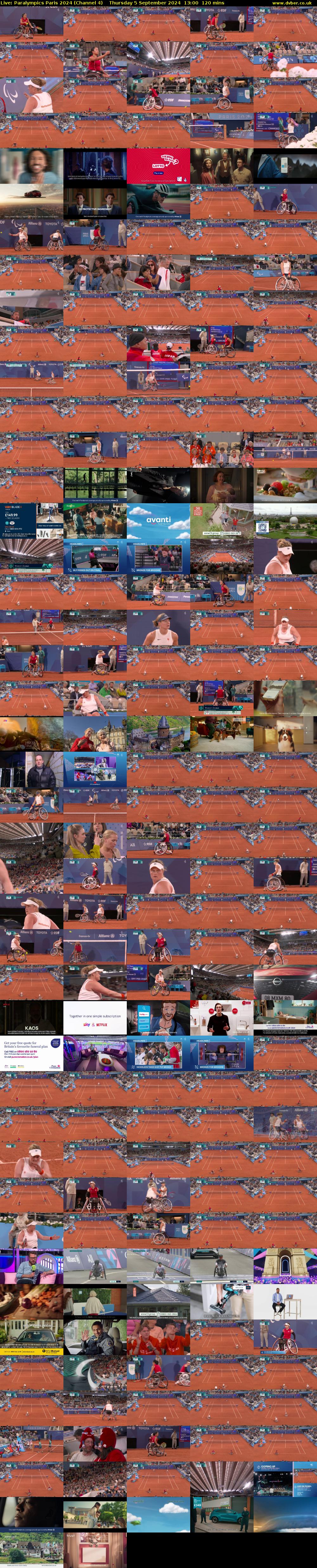 Live: Paralympics Paris 2024 (Channel 4) Thursday 5 September 2024 13:00 - 15:00