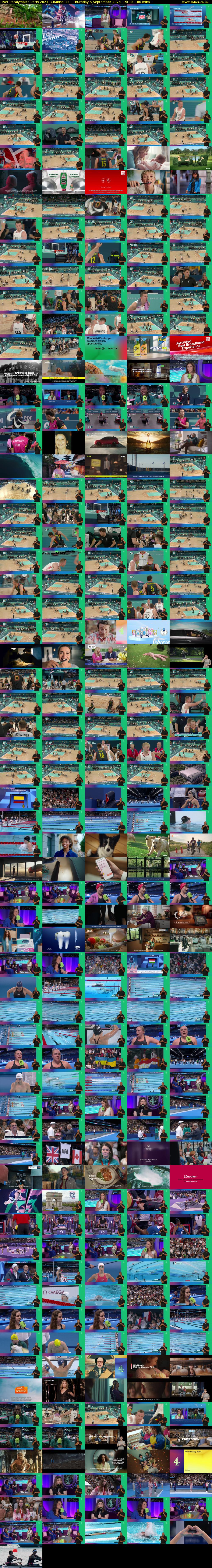 Live: Paralympics Paris 2024 (Channel 4) Thursday 5 September 2024 15:00 - 18:00