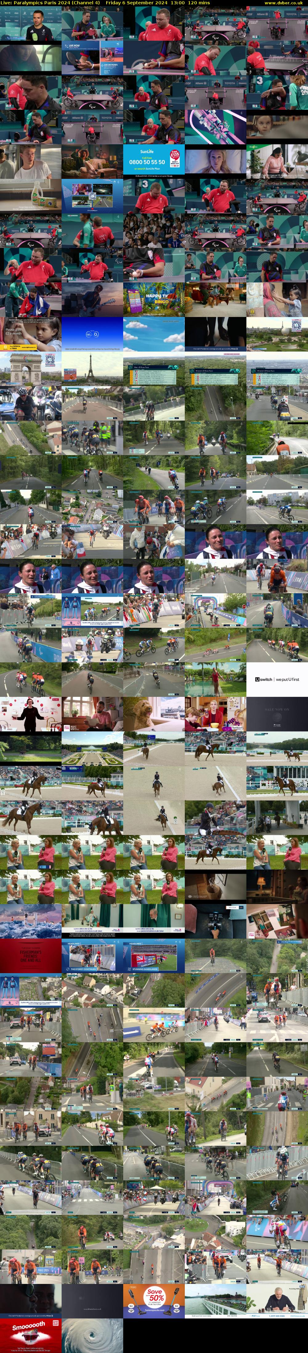 Live: Paralympics Paris 2024 (Channel 4) Friday 6 September 2024 13:00 - 15:00