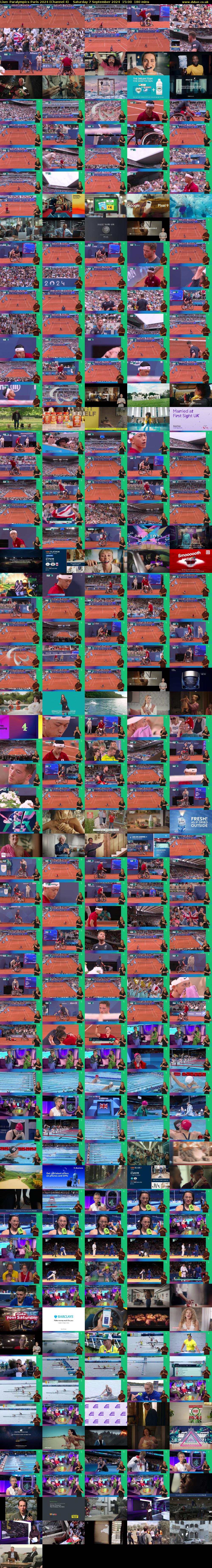 Live: Paralympics Paris 2024 (Channel 4) Saturday 7 September 2024 15:00 - 18:00