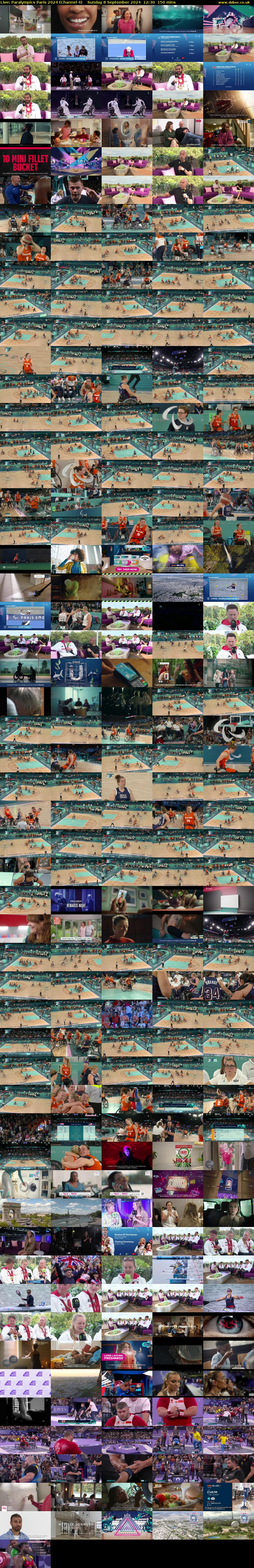 Live: Paralympics Paris 2024 (Channel 4) Sunday 8 September 2024 12:30 - 15:00