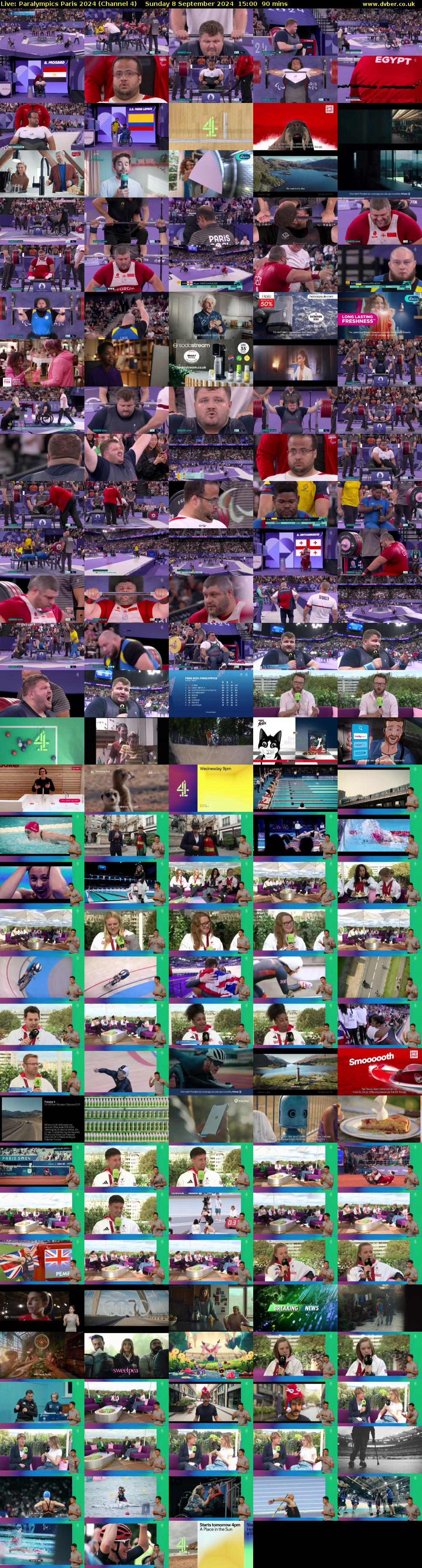 Live: Paralympics Paris 2024 (Channel 4) Sunday 8 September 2024 15:00 - 16:30