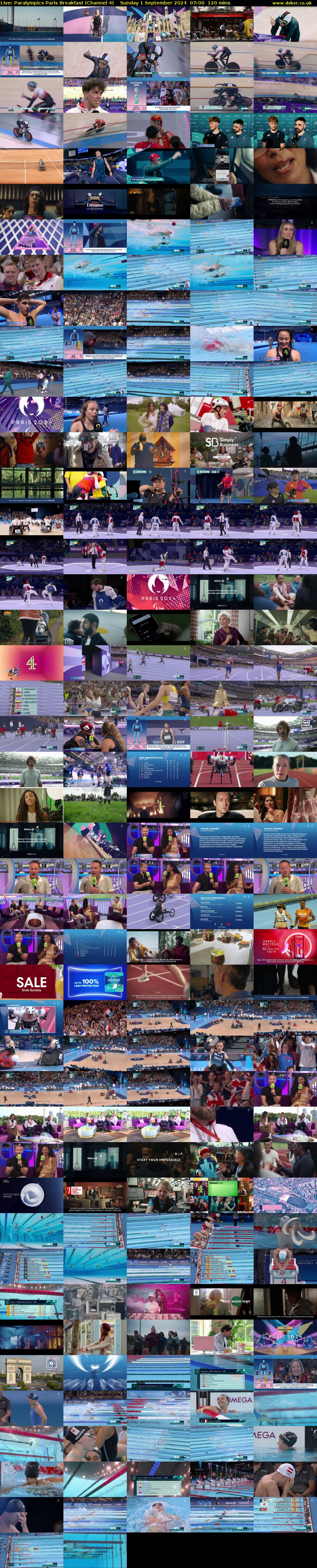 Live: Paralympics Paris Breakfast (Channel 4) Sunday 1 September 2024 07:00 - 09:00