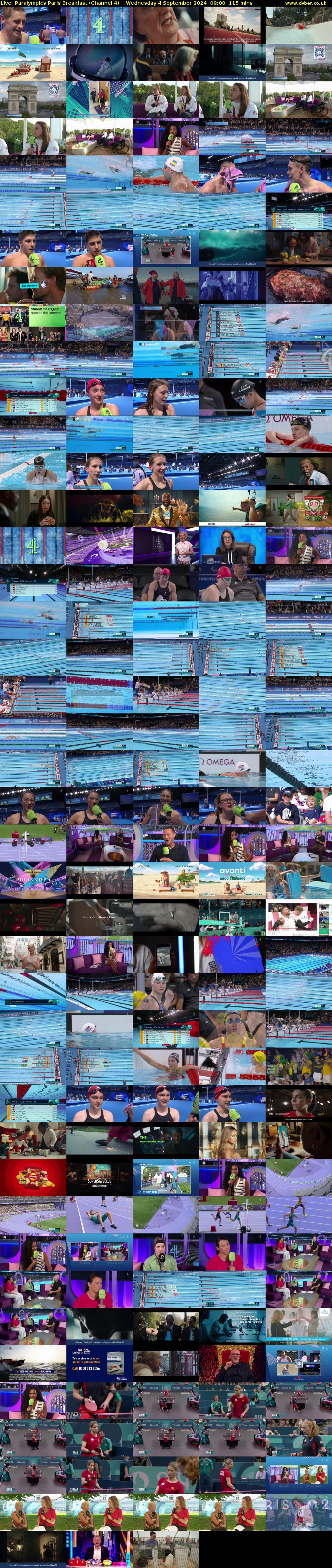 Live: Paralympics Paris Breakfast (Channel 4) Wednesday 4 September 2024 09:00 - 10:55