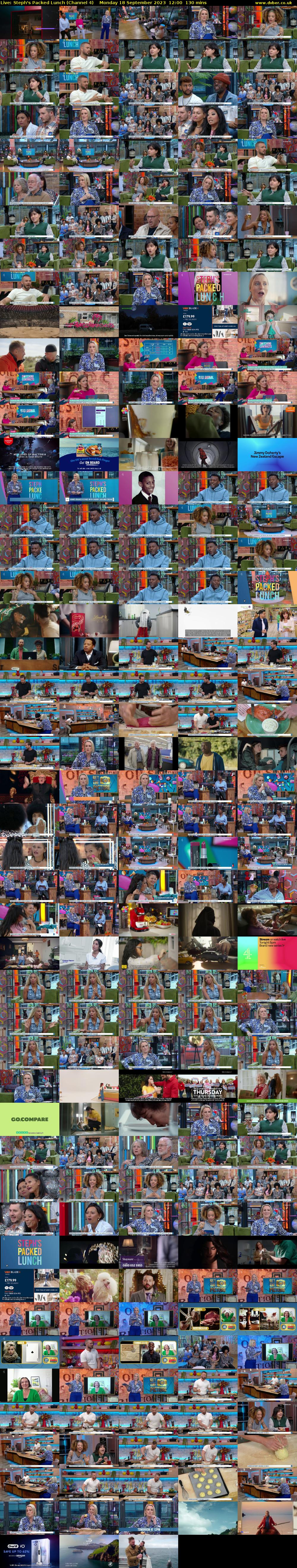 Live: Steph's Packed Lunch (Channel 4) Monday 18 September 2023 12:00 - 14:10