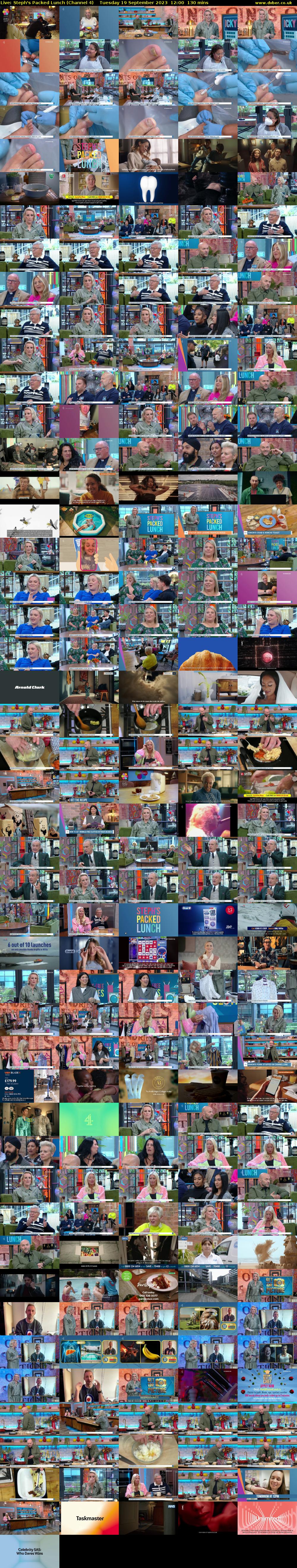 Live: Steph's Packed Lunch (Channel 4) Tuesday 19 September 2023 12:00 - 14:10