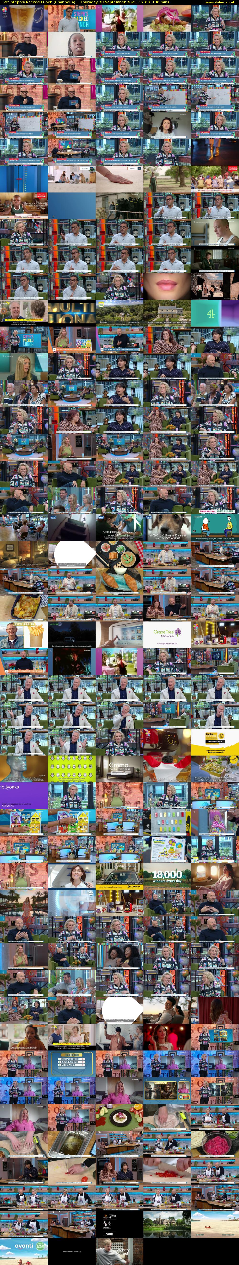 Live: Steph's Packed Lunch (Channel 4) Thursday 28 September 2023 12:00 - 14:10