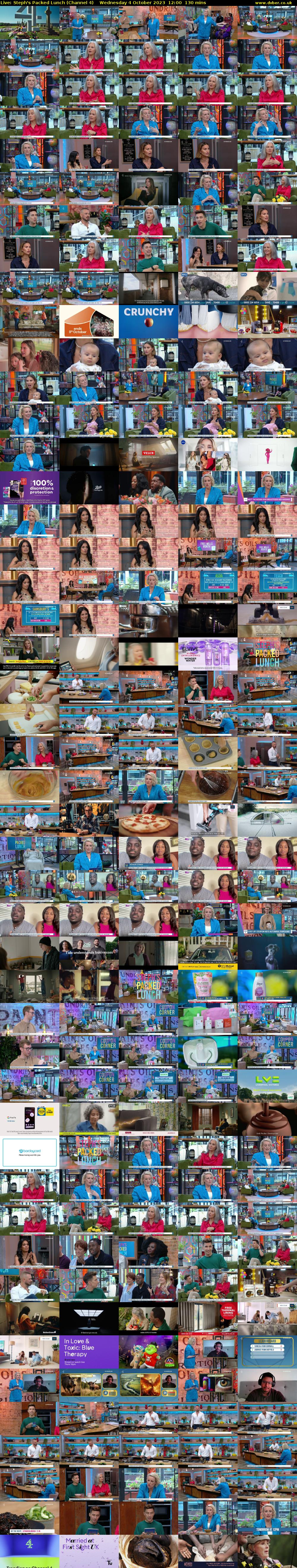 Live: Steph's Packed Lunch (Channel 4) Wednesday 4 October 2023 12:00 - 14:10