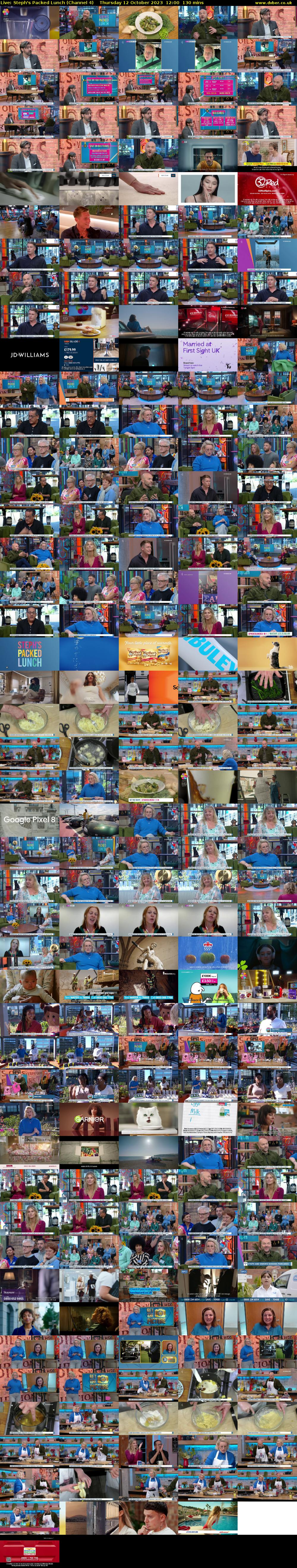 Live: Steph's Packed Lunch (Channel 4) Thursday 12 October 2023 12:00 - 14:10