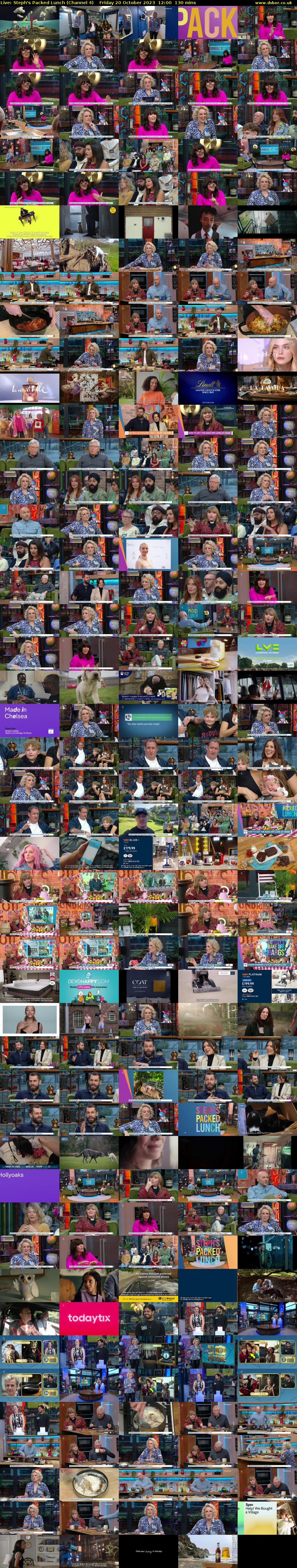 Live: Steph's Packed Lunch (Channel 4) Friday 20 October 2023 12:00 - 14:10