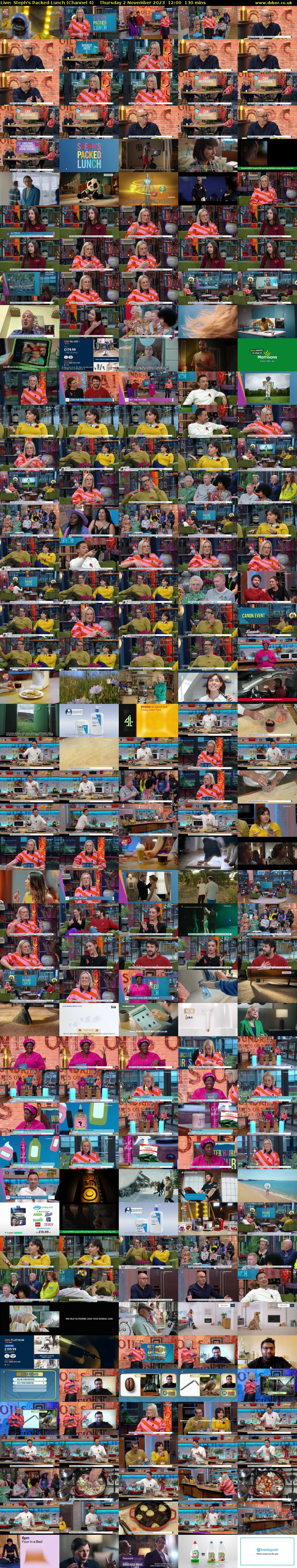 Live: Steph's Packed Lunch (Channel 4) Thursday 2 November 2023 12:00 - 14:10