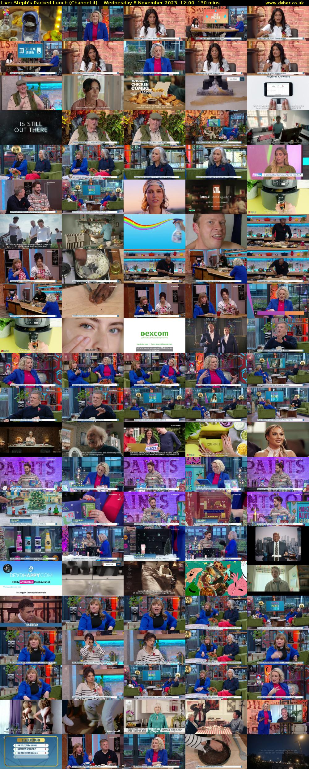 Live: Steph's Packed Lunch (Channel 4) Wednesday 8 November 2023 12:00 - 14:10
