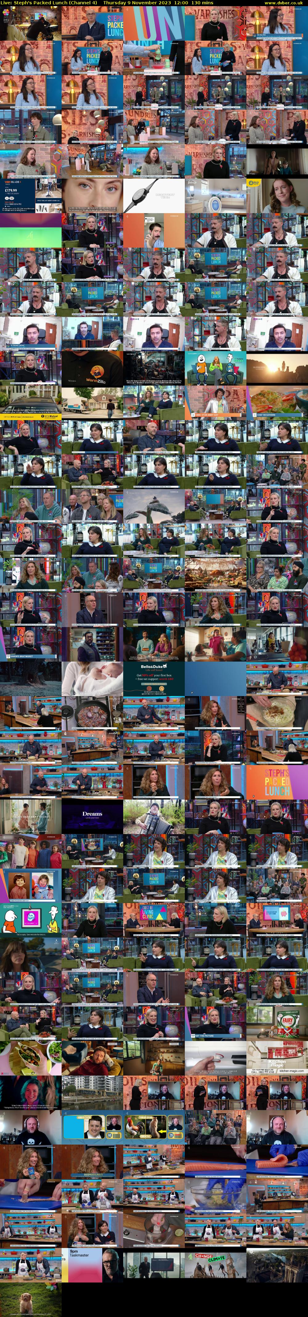 Live: Steph's Packed Lunch (Channel 4) Thursday 9 November 2023 12:00 - 14:10