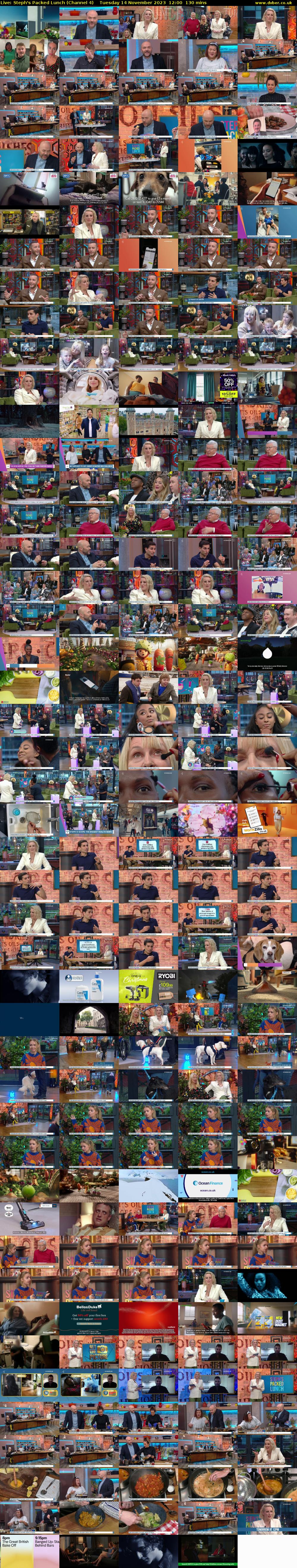 Live: Steph's Packed Lunch (Channel 4) Tuesday 14 November 2023 12:00 - 14:10