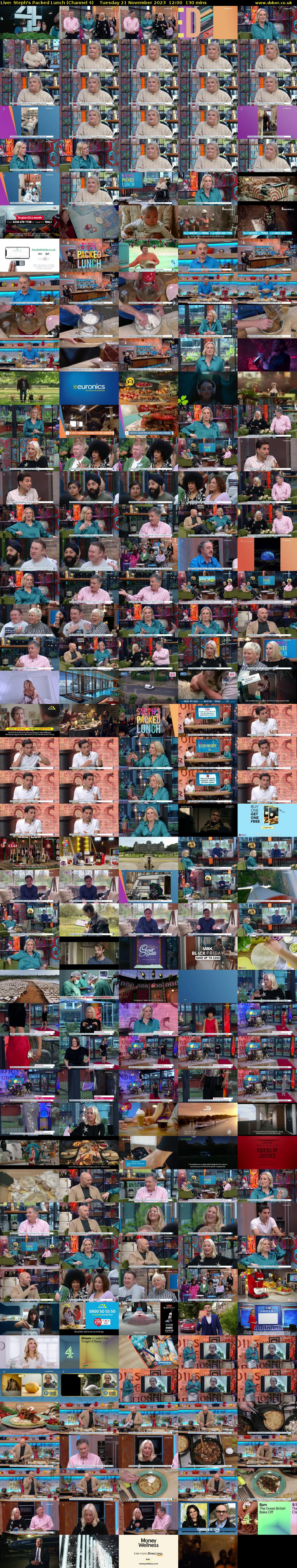 Live: Steph's Packed Lunch (Channel 4) Tuesday 21 November 2023 12:00 - 14:10