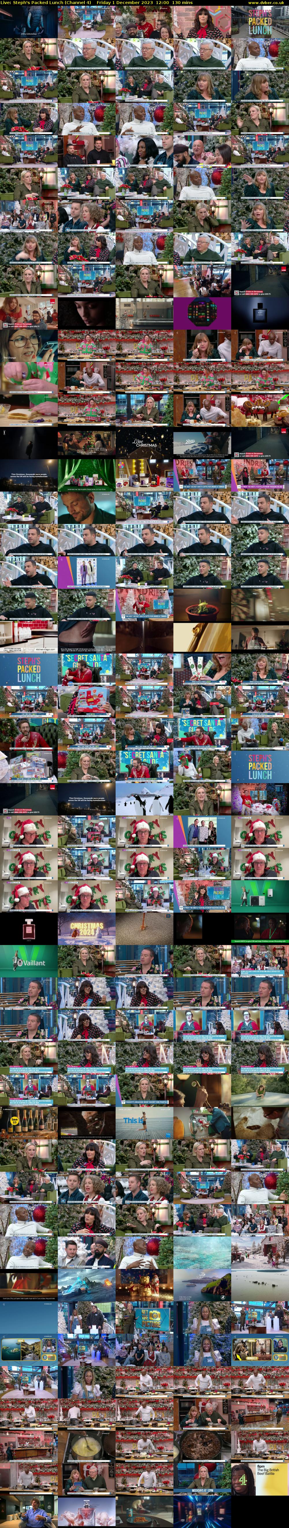 Live: Steph's Packed Lunch (Channel 4) Friday 1 December 2023 12:00 - 14:10