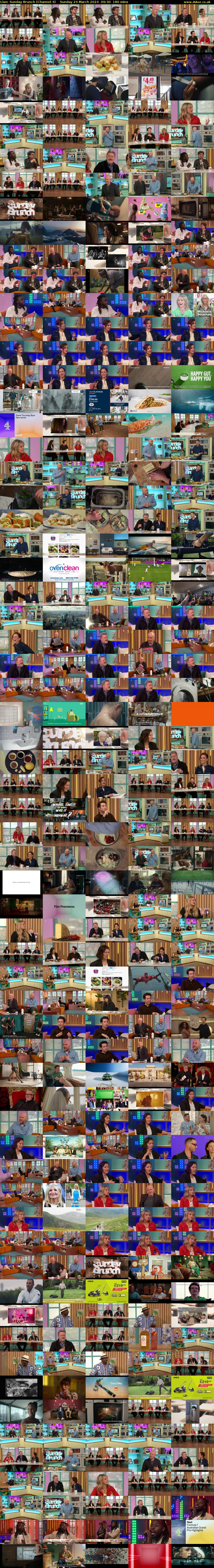 Live: Sunday Brunch (Channel 4) Sunday 24 March 2024 09:30 - 12:30