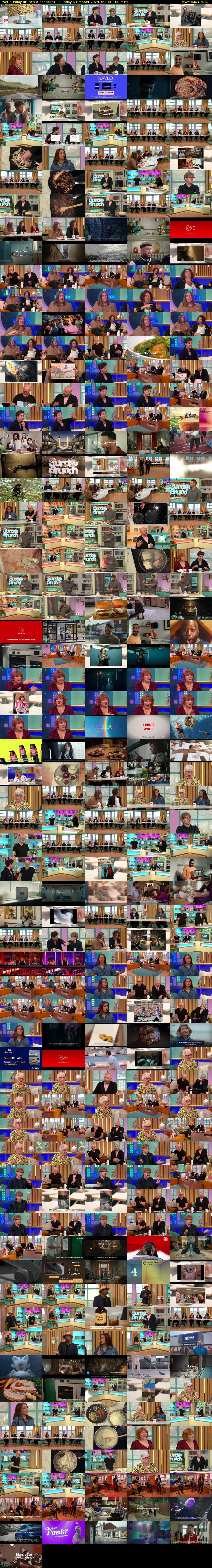 Live: Sunday Brunch (Channel 4) Sunday 6 October 2024 09:30 - 12:30