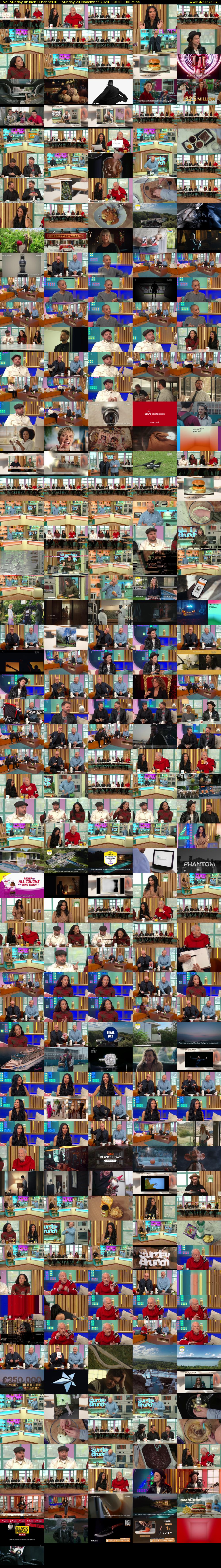 Live: Sunday Brunch (Channel 4) Sunday 24 November 2024 09:30 - 12:30