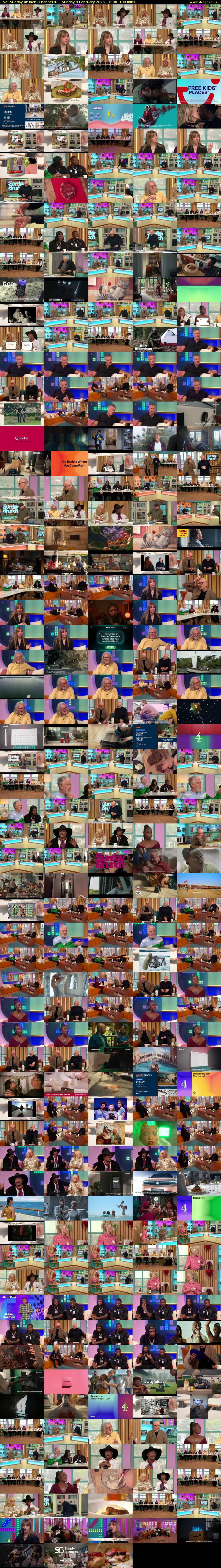 Live: Sunday Brunch (Channel 4) Sunday 9 February 2025 10:00 - 13:00
