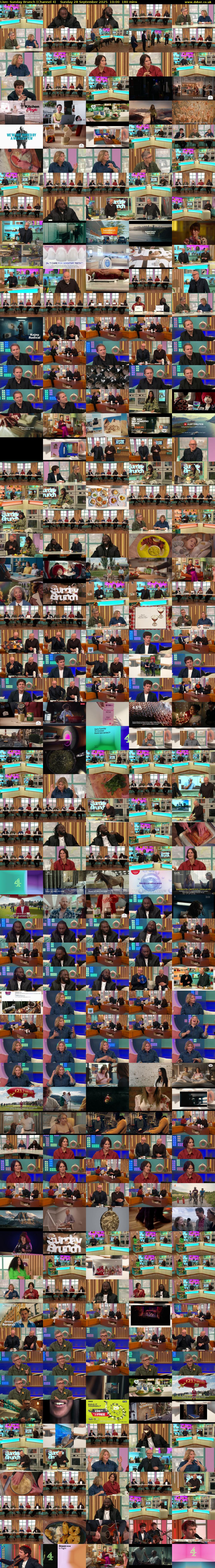 Live: Sunday Brunch (Channel 4) Sunday 28 September 2025 10:00 - 13:00