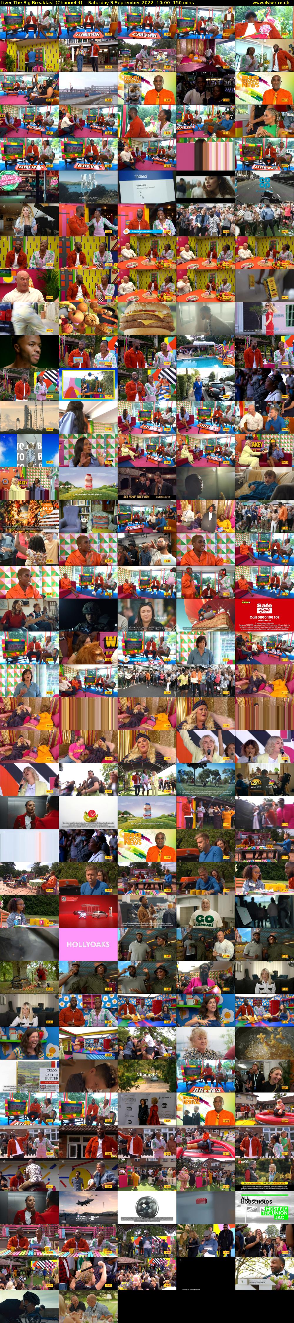 Live: The Big Breakfast (Channel 4) Saturday 3 September 2022 10:00 - 12:30