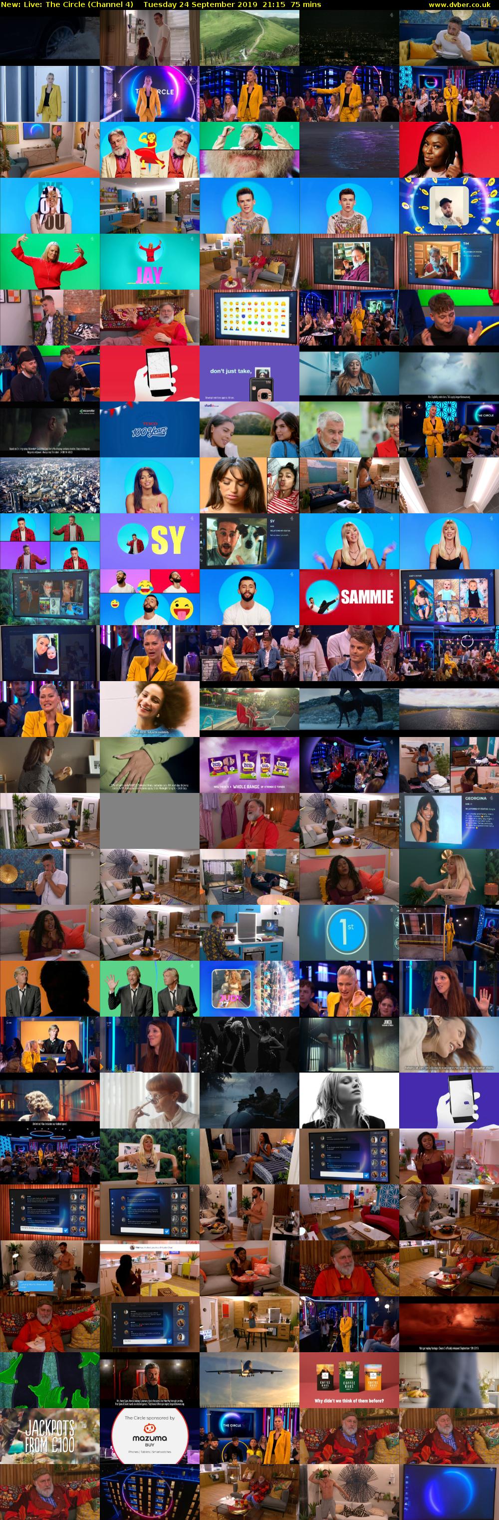 Live: The Circle (Channel 4) Tuesday 24 September 2019 21:15 - 22:30