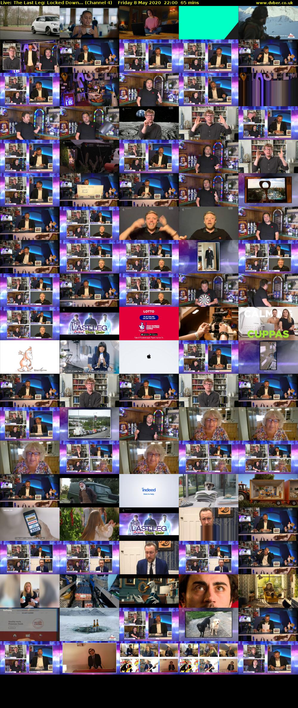 Live: The Last Leg: Locked Down... (Channel 4) Friday 8 May 2020 22:00 - 23:05
