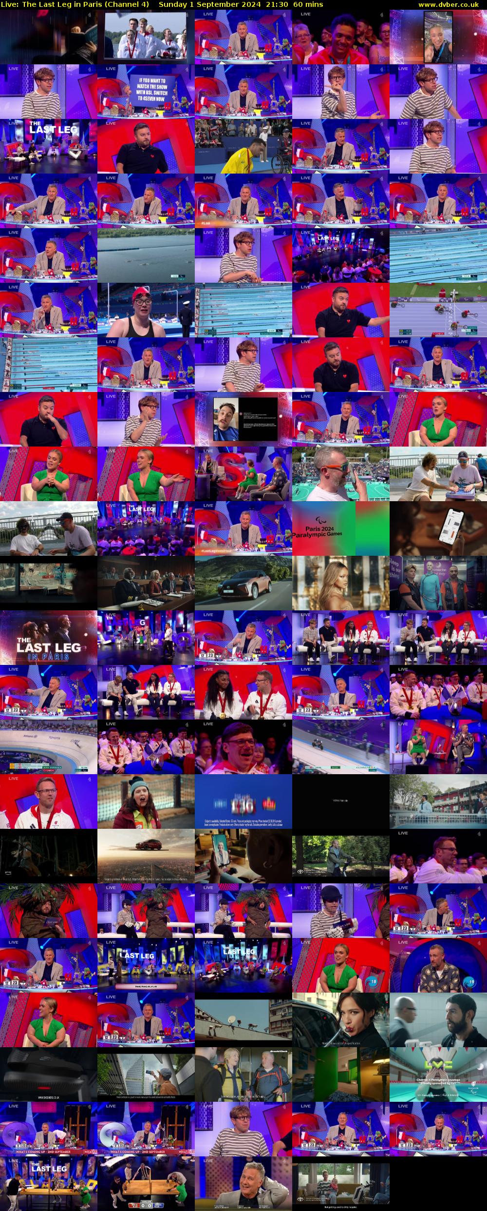 Live: The Last Leg in Paris (Channel 4) Sunday 1 September 2024 21:30 - 22:30