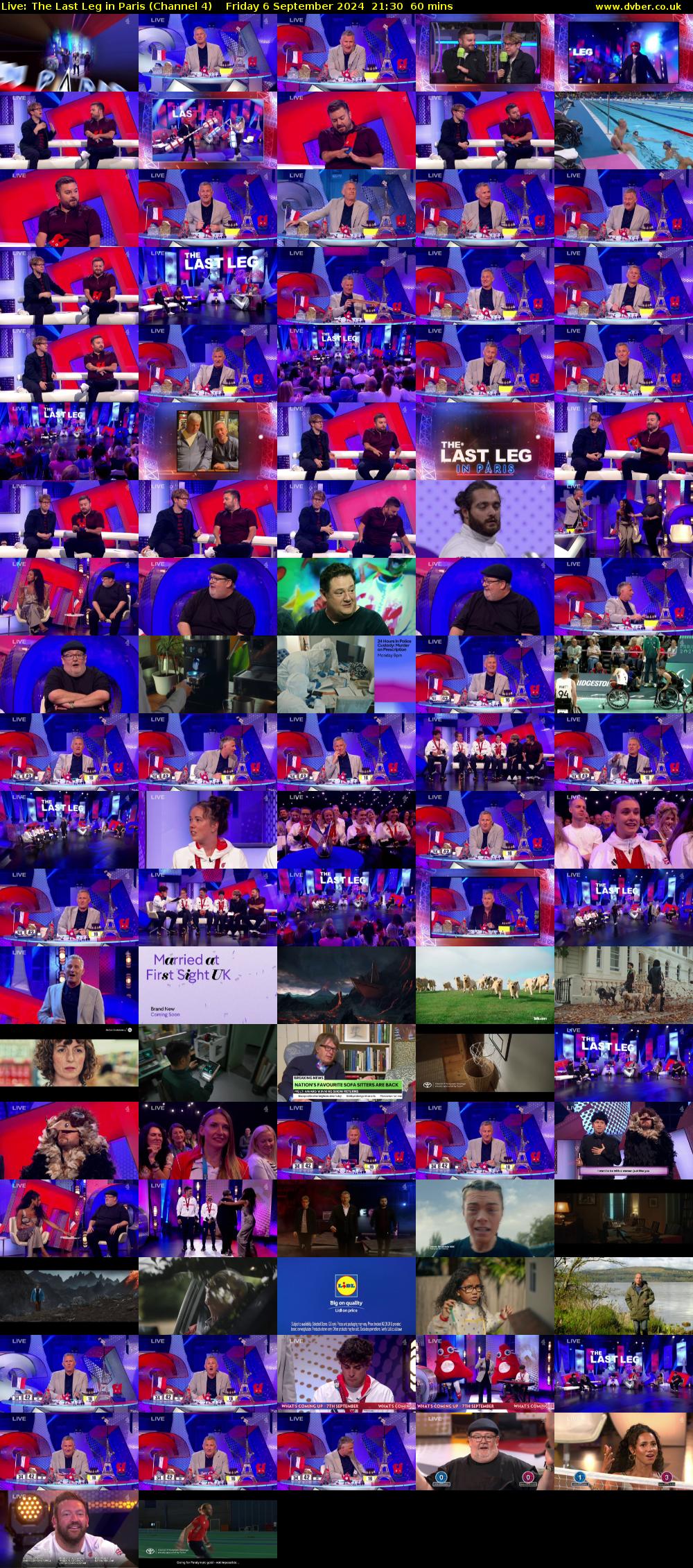 Live: The Last Leg in Paris (Channel 4) Friday 6 September 2024 21:30 - 22:30