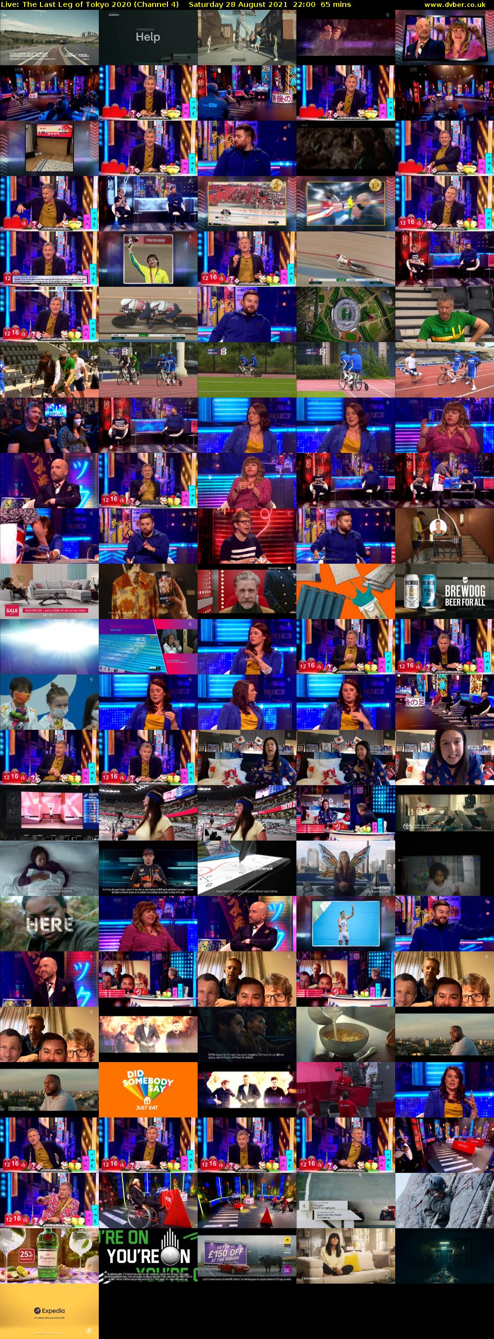 Live: The Last Leg of Tokyo 2020 (Channel 4) Saturday 28 August 2021 22:00 - 23:05