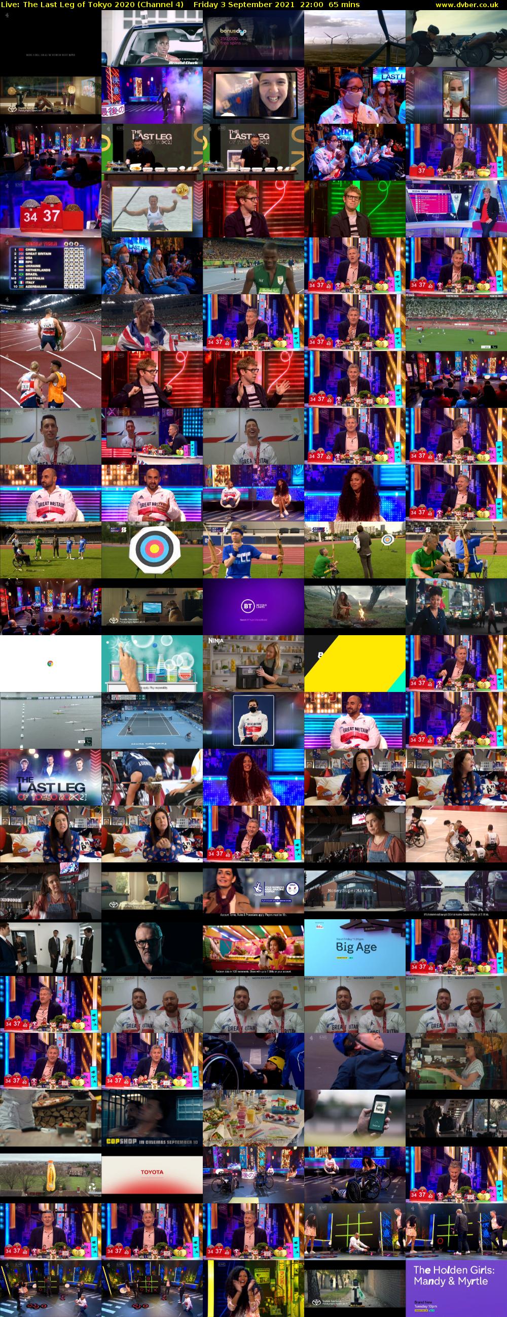 Live: The Last Leg of Tokyo 2020 (Channel 4) Friday 3 September 2021 22:00 - 23:05